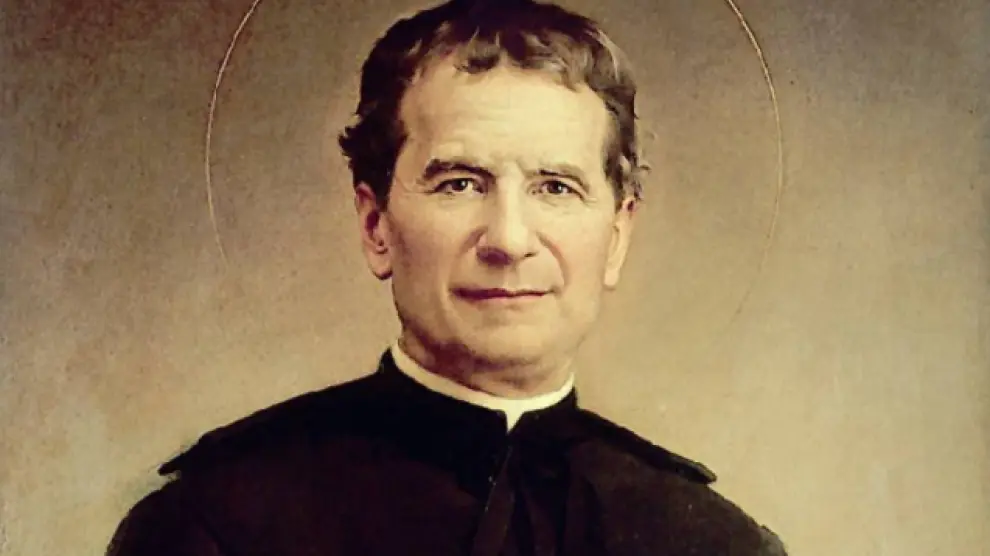 Retrato de San Juan Bosco.