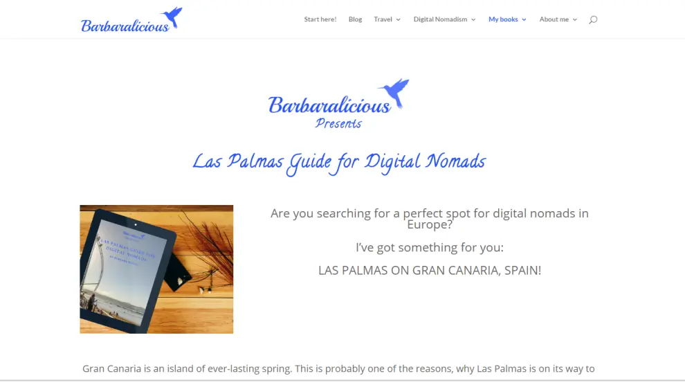 La web alemana Barbaralicious publica una guía de Las Palmas de Gran Canaria para nómadas digitales.