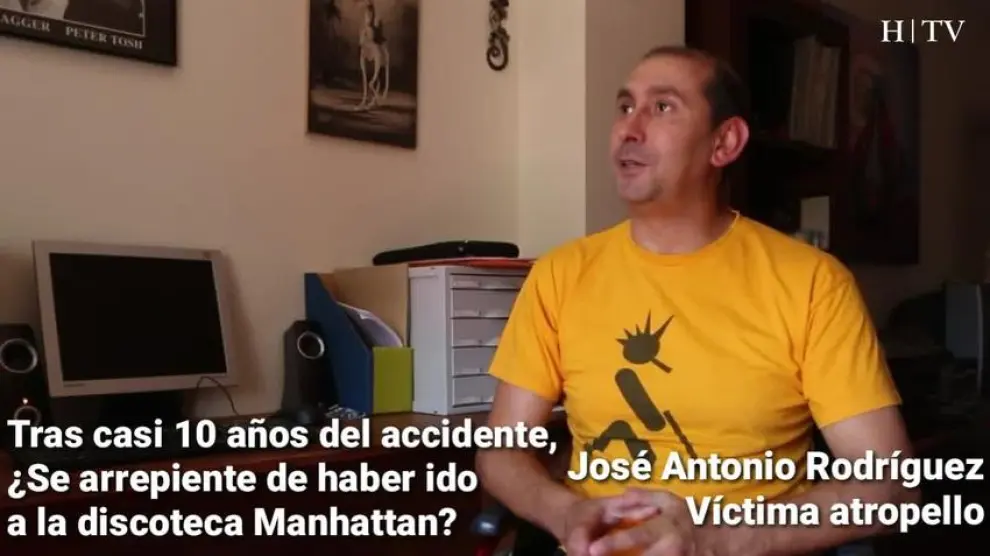 José Antonio Rodríguez: "No guardo rencor al autor del atropello"