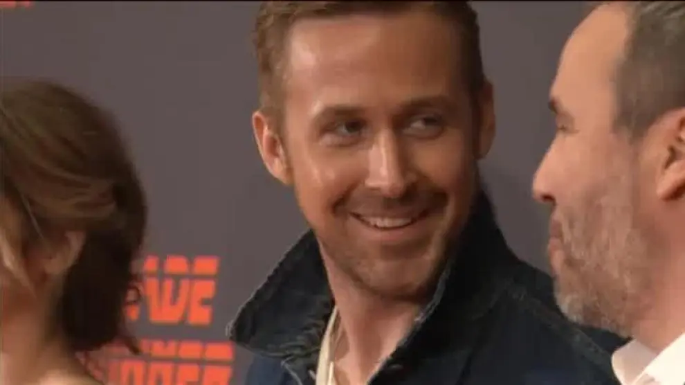 Ryan Gosling presenta en Barcelona la secuela de 'Blade runner'.