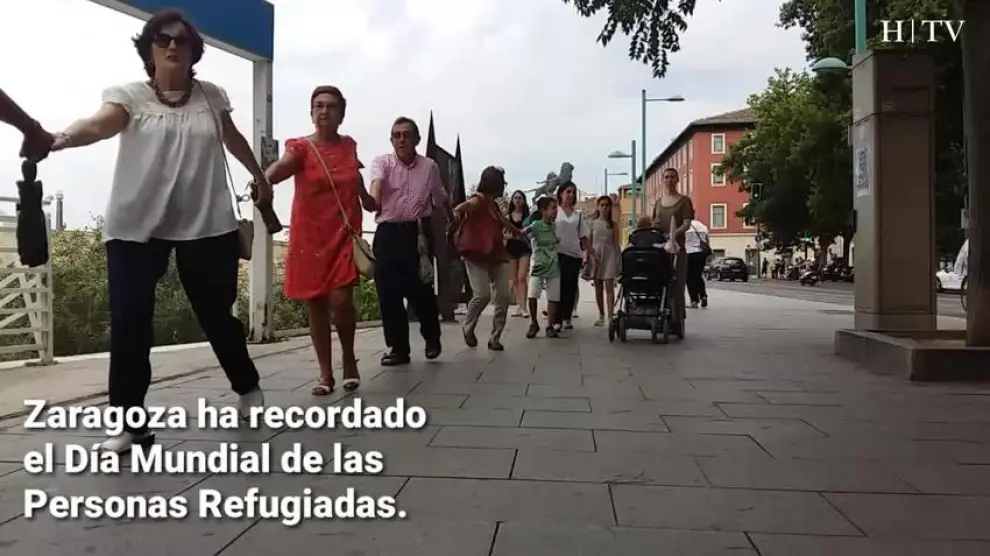 Zaragoza se da la mano por los refugiados