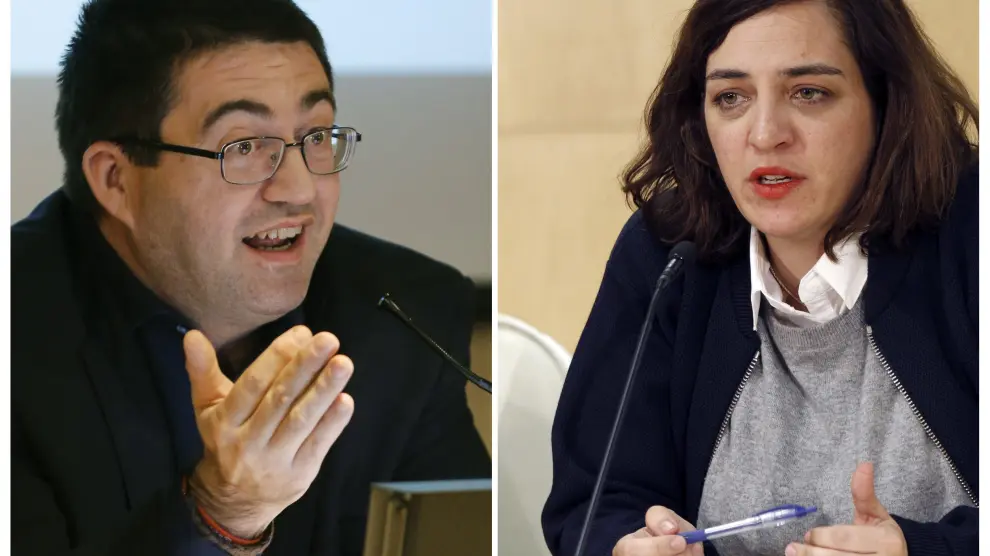 Los concejales del Ayuntamiento de Madrid Carlos Sánchez Mato y Celia Mayer.