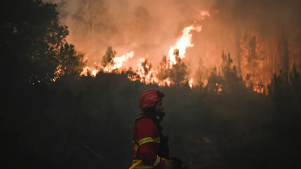 Trágico incendio forestal en Portugal