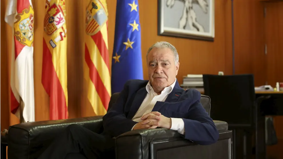 Miguel García, presidente de la Diputación Provincial de Huesca.
