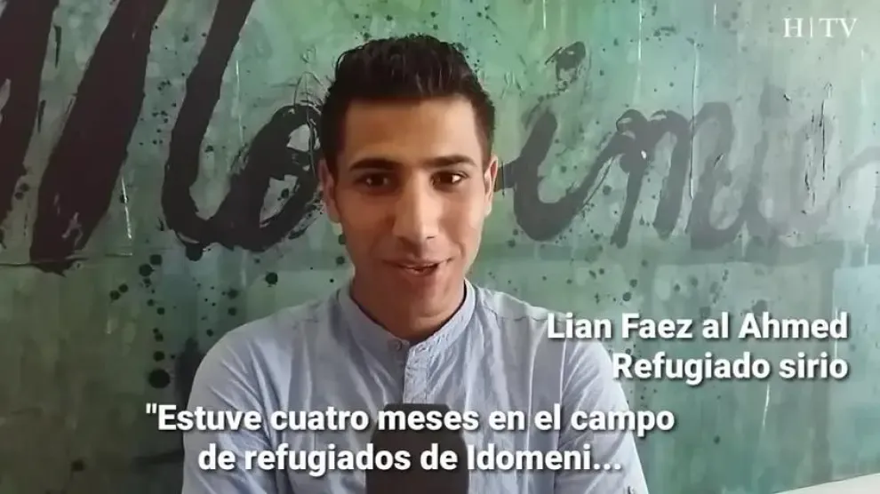 Lian Faez al Ahmed: "Vine de un campo de refugiados escondido en un camión".