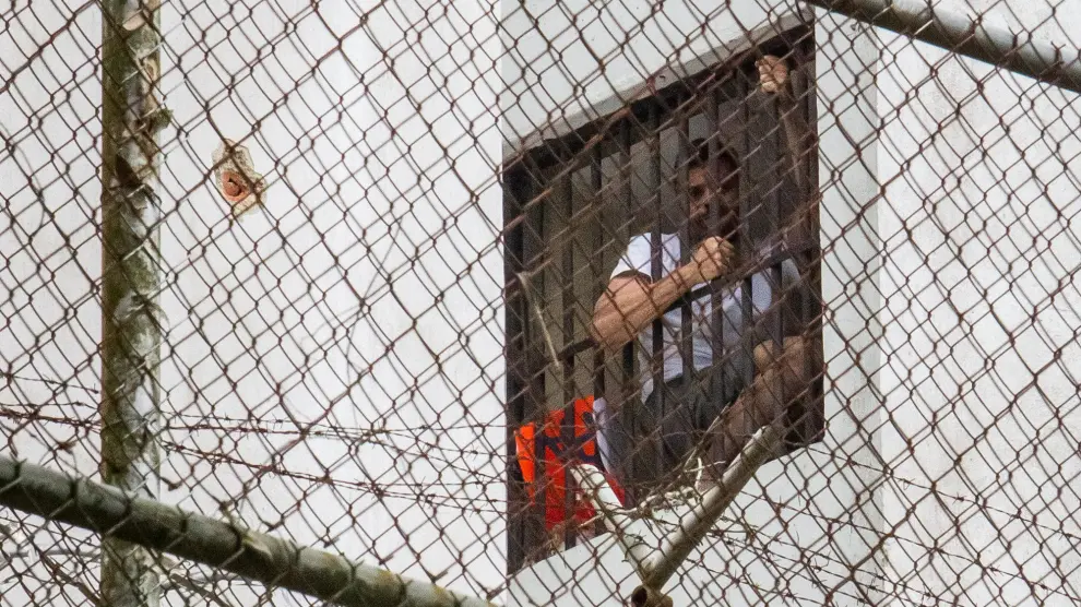 Imagen de archivo de Leopoldo López en la cárcel militar de Ramo Verde.