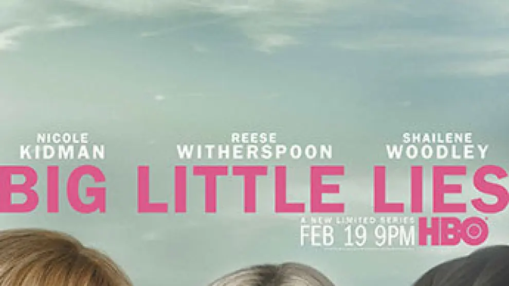 Cartel con elenco de actrices protagonistas de la serie 'Big little liars'