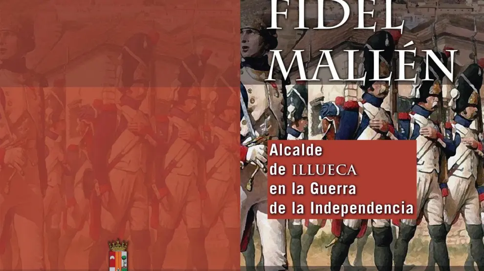 Cartel del homenaje a Fidel Mallén, alcalde de Illueca durante la Guerra de la Independencia.
