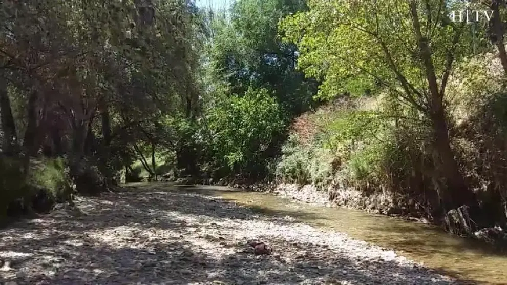 El bajo caudal del río Huerva
