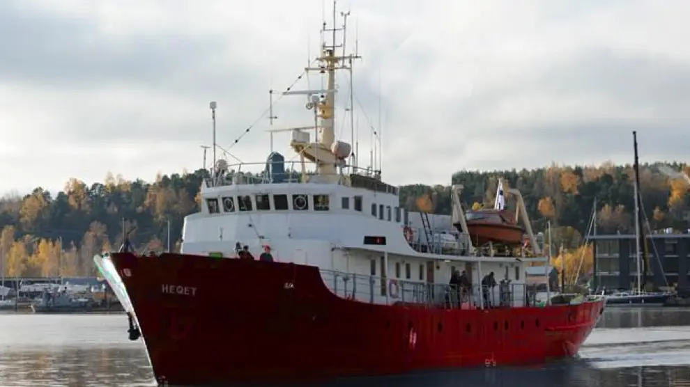 El barco antiinmigración C-Star del movimiento xenófobo Defend Europe