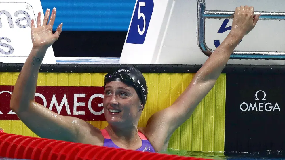 La nadadora española ha logrado la plata