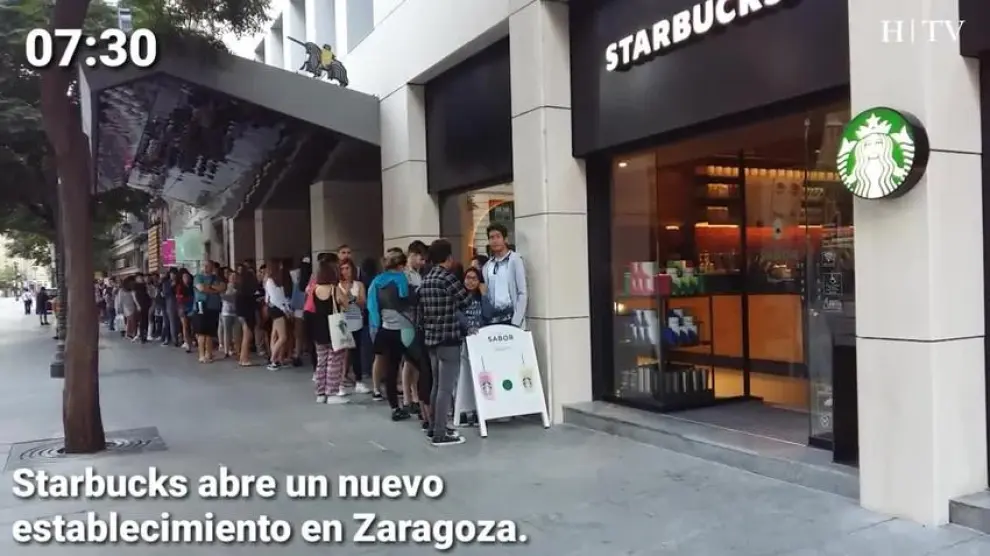 Starbucks abre un nuevo establecimiento en Zaragoza