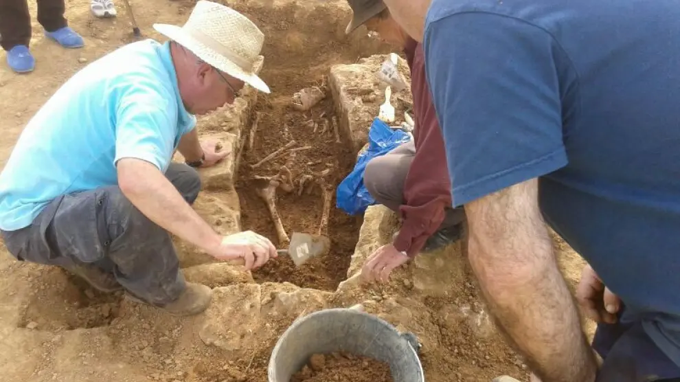 Hasta el momento se han excavado 17 enterramientos.