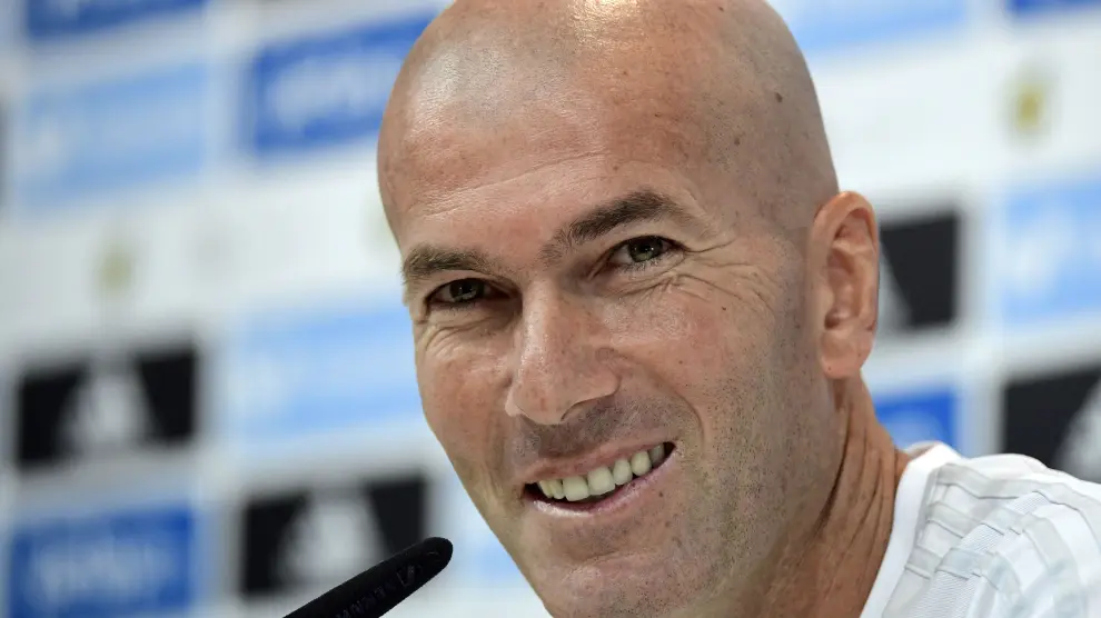 El francés Zinedine Zidane, técnico del Real Madrid.