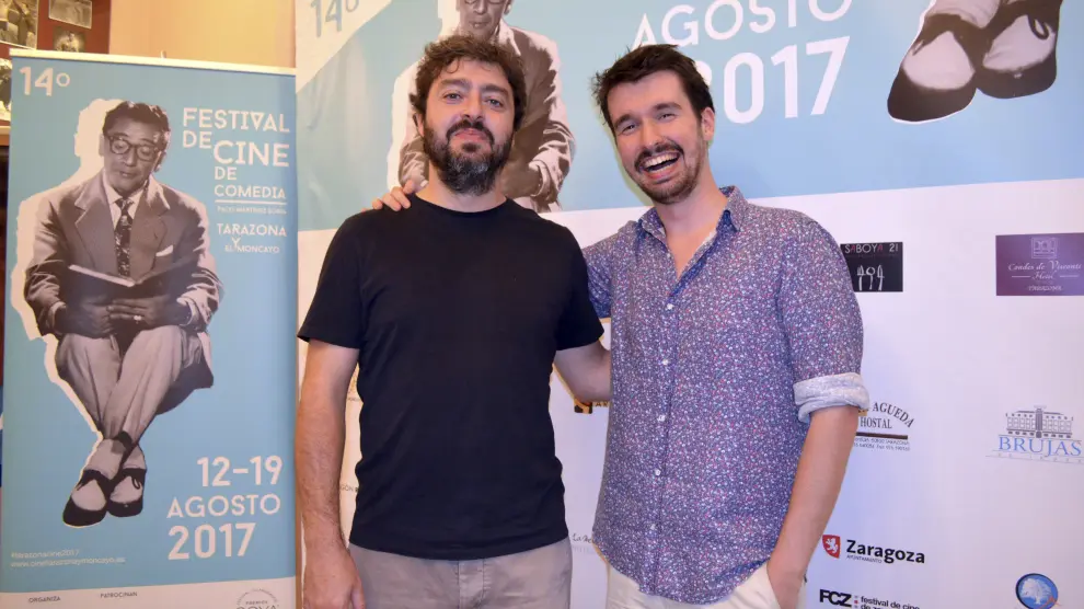 García León y Alverú, en el Festival de Cine de Tarazona.
