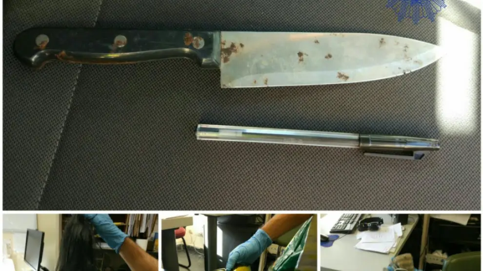 El detenido intentó robar a punta de cuchillo.