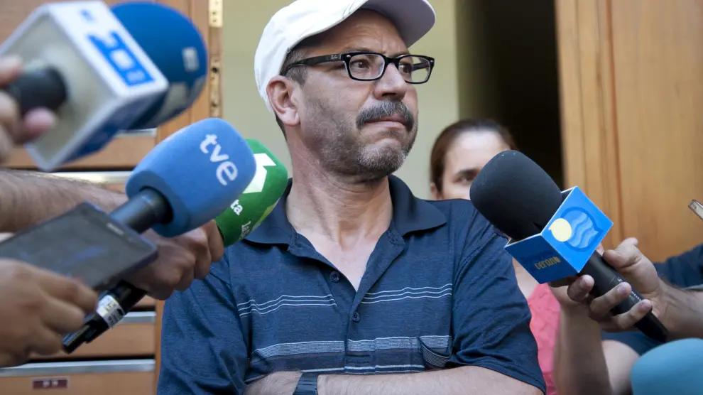 Ibrahim Aallaa, padre de los hermanos Aallaa: Said, abatido por los mossos en Cambrils; Youssef, desaparecido aunque posiblemente muerto en la explosión de Alcanar; y Mohammed, que fue detenido y ayer puesto en libertad