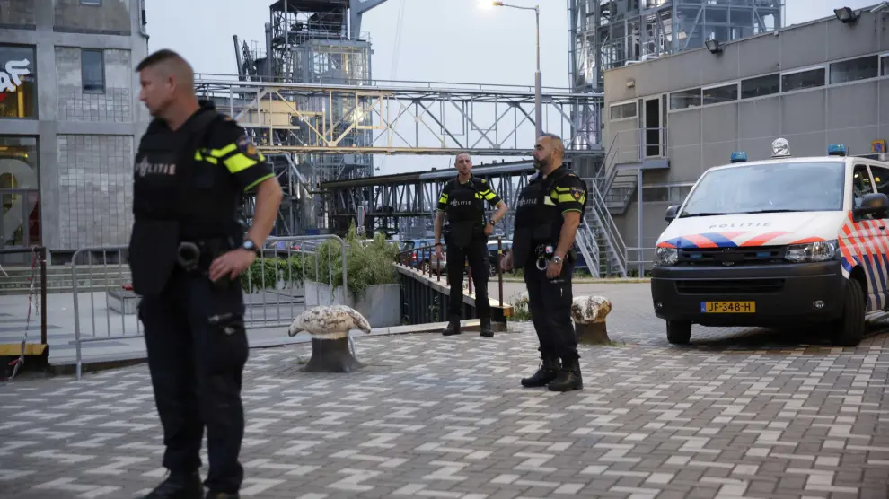 Una furgoneta con bidones de gas levantó las alarmas en Rotterdam
