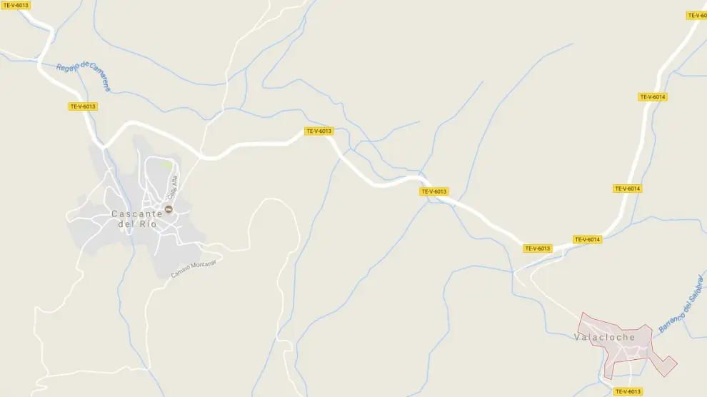 Los hechos han ocurrido en la carretera TEV-6013 entre Cascante del Río y Valacloche