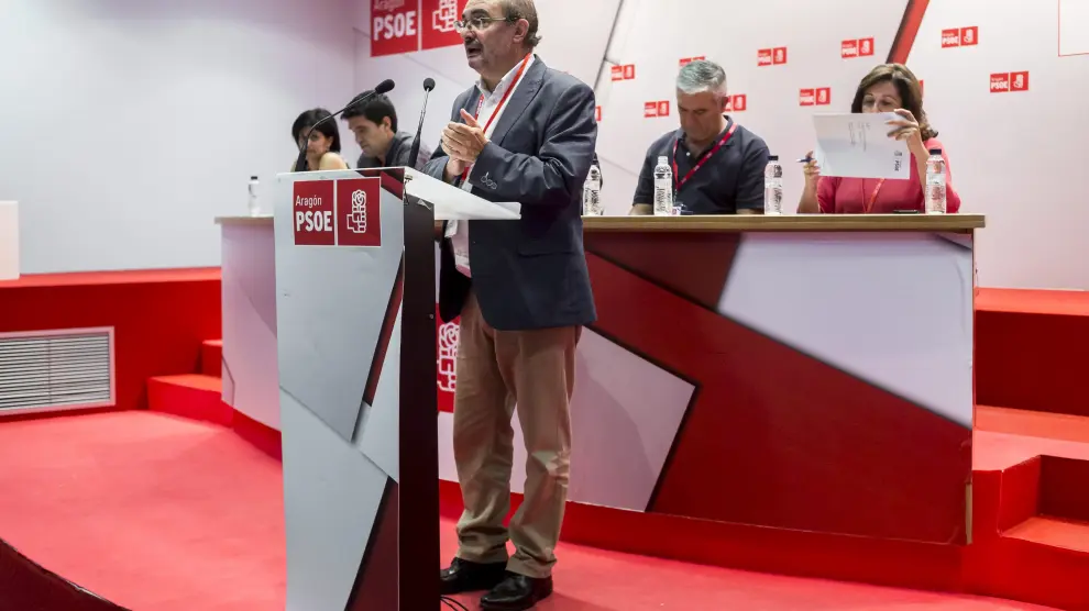 Comité regional del PSOE aragonés celebrado en Zaragoza