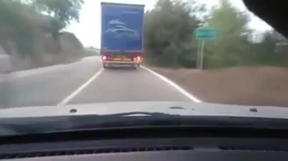 Un camionero de una empresa Zaragozana despedido por conducción temeraria