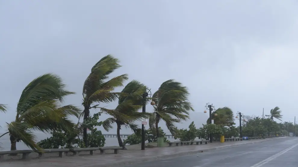El huracán Irma, a su paso por República Dominicana.