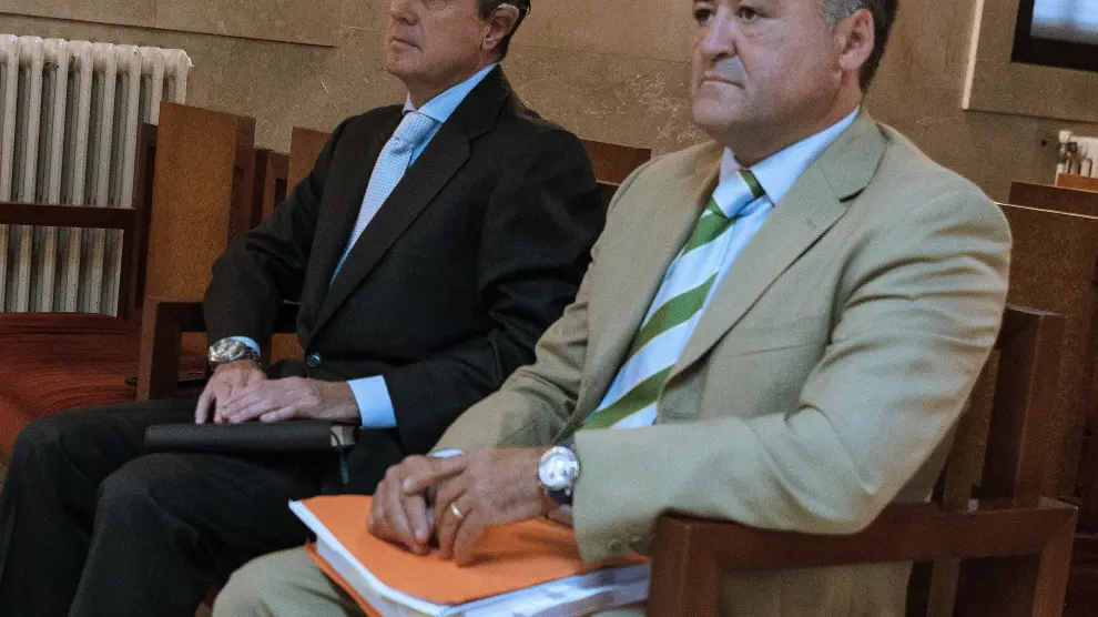 El que fuera director general de Deportes, José Luis 'Pepote' Ballester, y el expresidente del Gobierno balear, Jaume Matas.