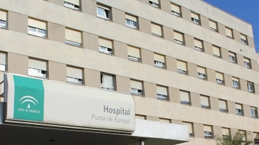 Fachada del Hospital Punta Europa de Algeciras.