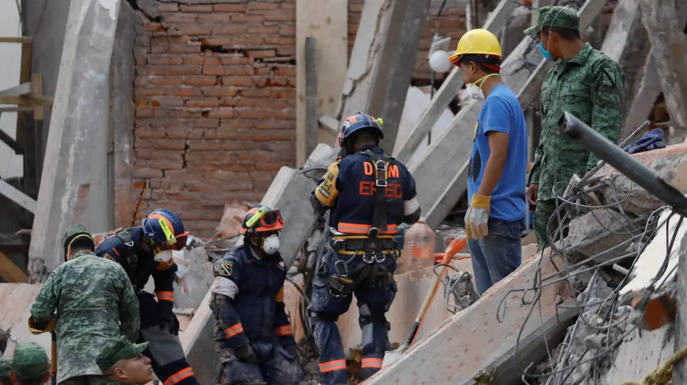 Un potente terremoto volvió a sacudir México.