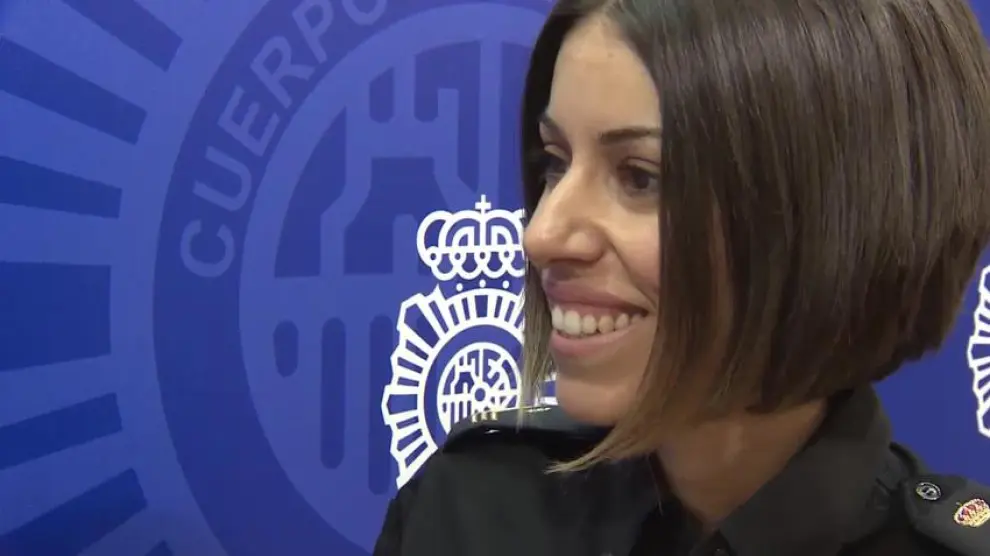Laura Garaboa, portavoz de la Policía Nacional