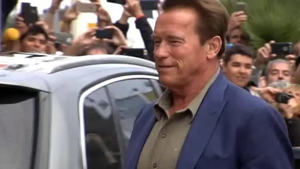 Schwarzenegeer llega al Festival Internacional de Cine de San Sebastián