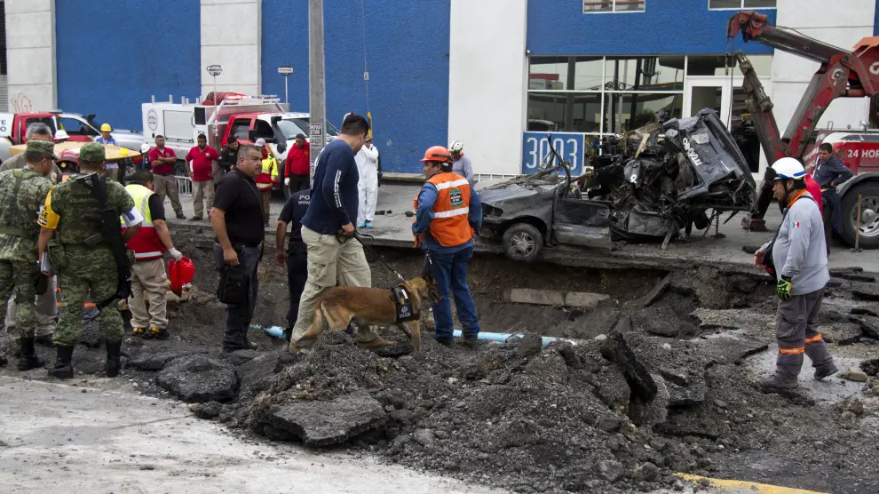 Una imagen de México día después del terremoto