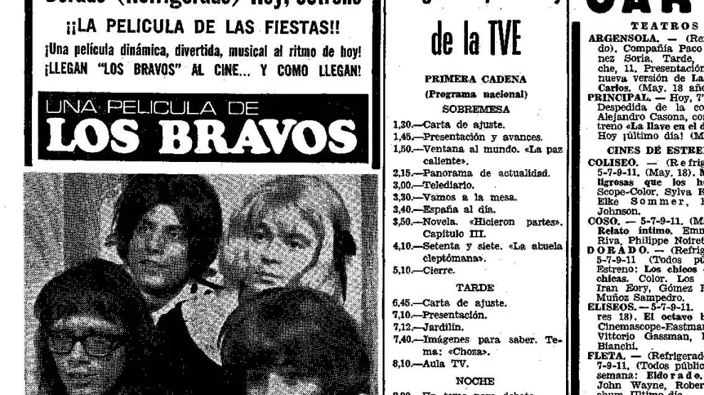 Cartel de la película anunciando el estreno el 4 de octubre de 1967.
