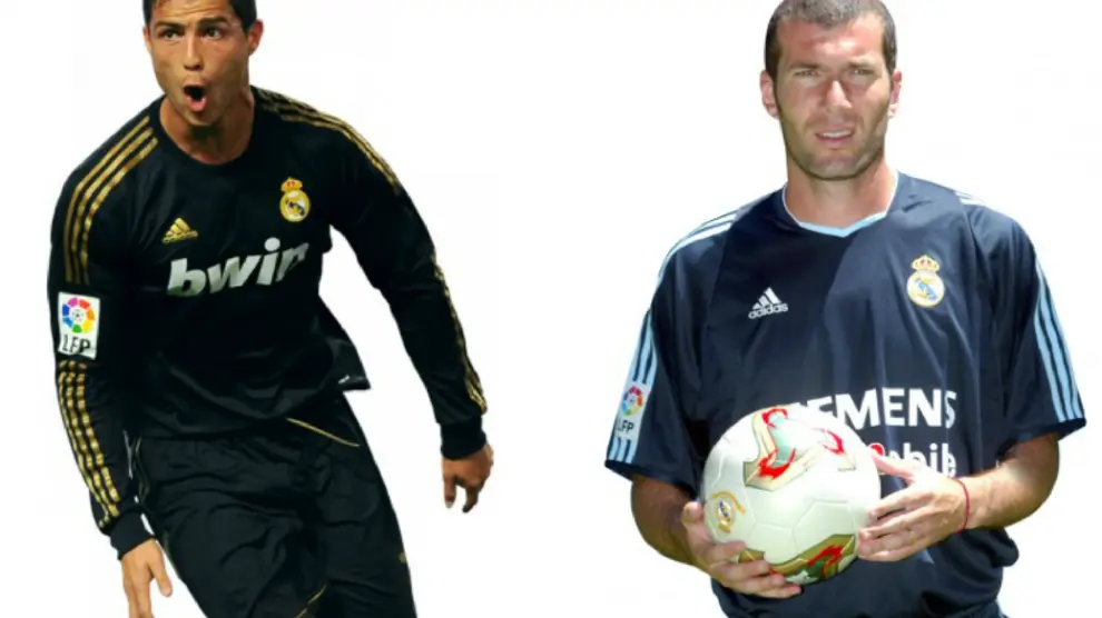 Zidane Zidane y Cristiano Ronaldo.