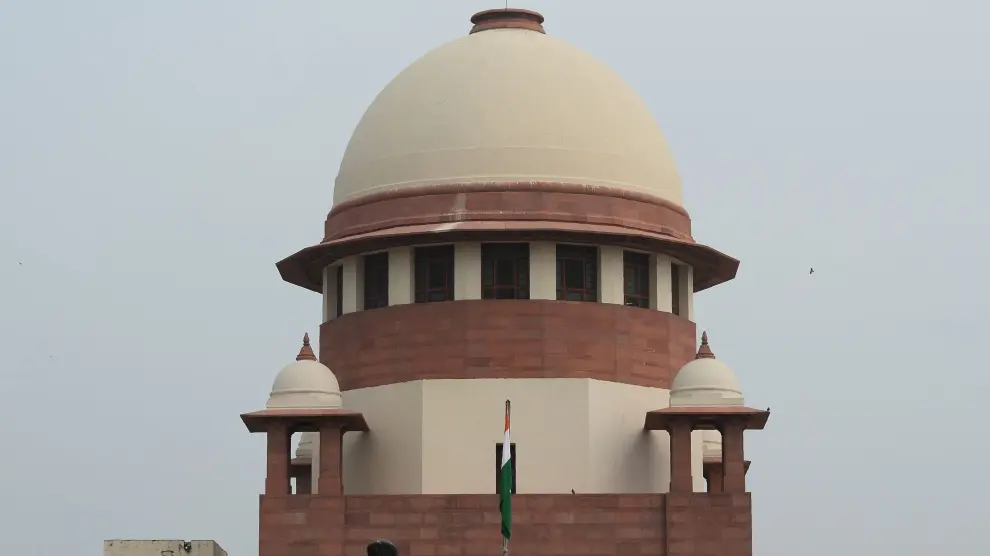 Foto de archivo del Tribunal Supremo indio.