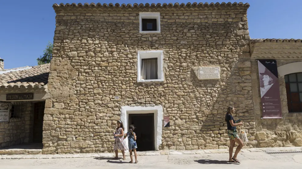 La casa natal de Goya se conserva y puede ser visitada en Fuendetodos.