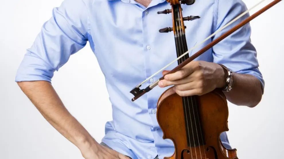 El violinista zaragozano Diego Gabete