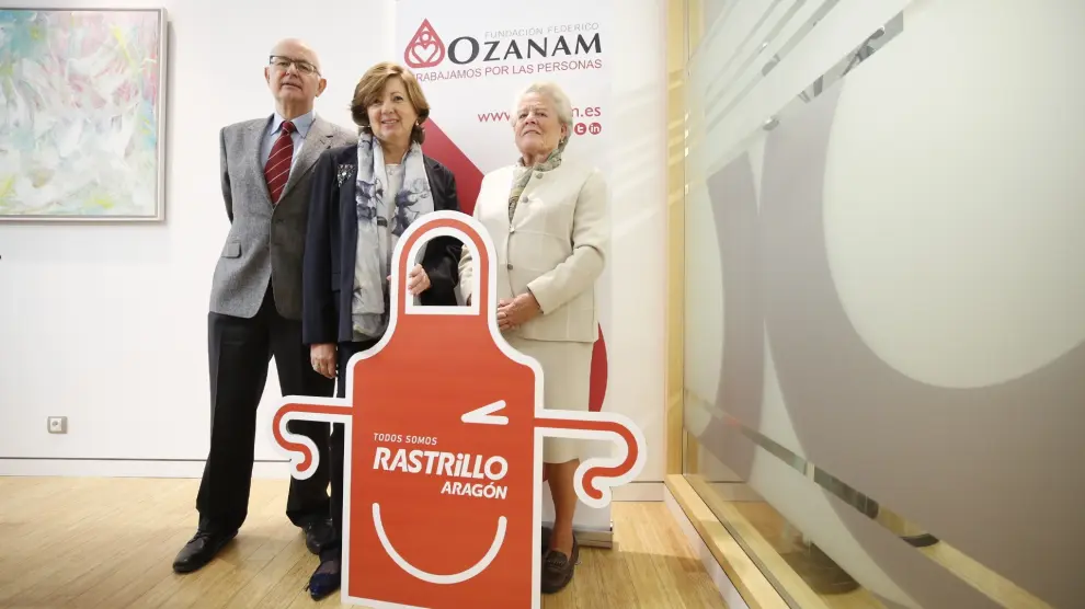 Fernando Galdámez, Pilar Enériz y Pilar Ríos han dado a conocer este miércoles los detalles del Rastrillo Ozanam