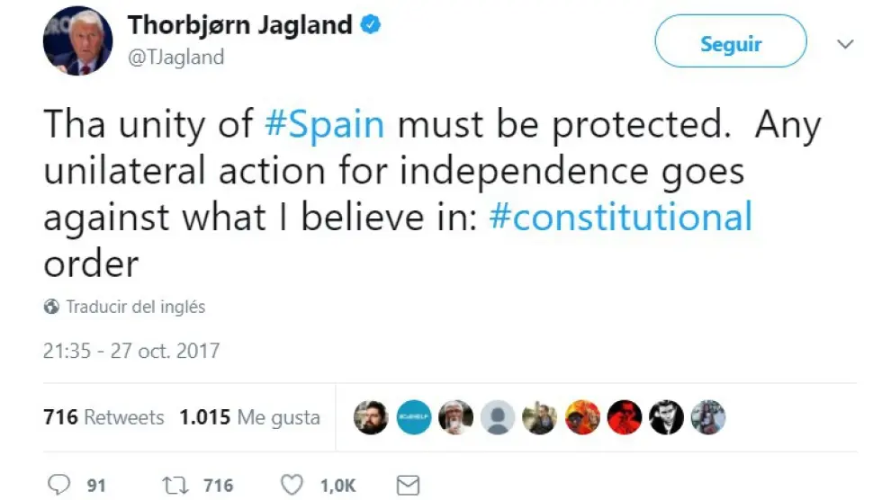 El Consejo de Europa, contra la declaración de independencia de Cataluña