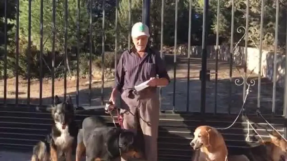 Un enfermo de cáncer busca hogar para sus 6 perros