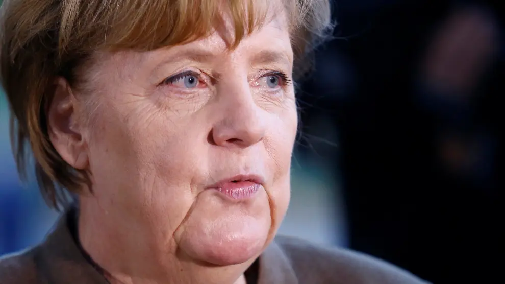 Angela Merkel este domingo.