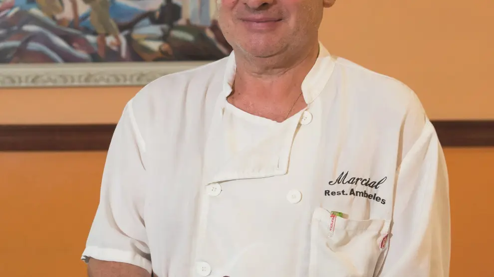 Marcial Sánchez, chef del restaurante.