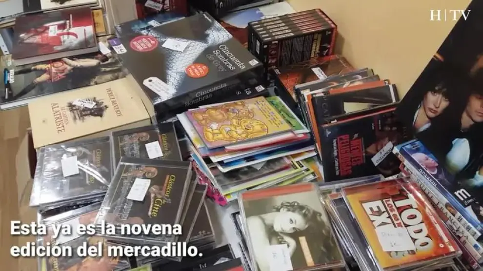 Juguetes, libros, artesanía y discos... en el mercadillo de Autismo Aragón