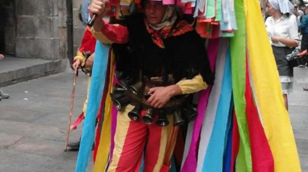 Imagen del carnaval ancestral de la Ribeira Sacra.