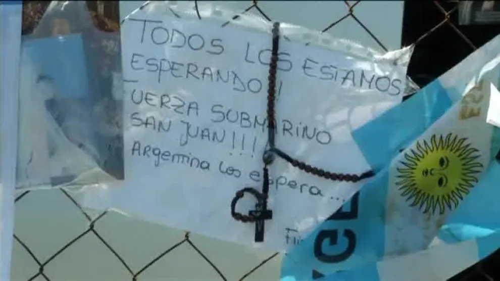 Argentina registra un ruido que podría pertenecer al submarino desparecido