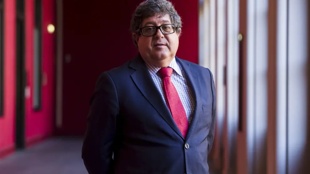 José Luis Terreros, ayer en el Paraninfo de la Universidad de Zaragoza.