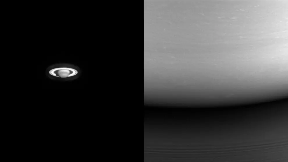 La NASA difunde dos nuevas imágenes de Cassini de su viaje a Saturno