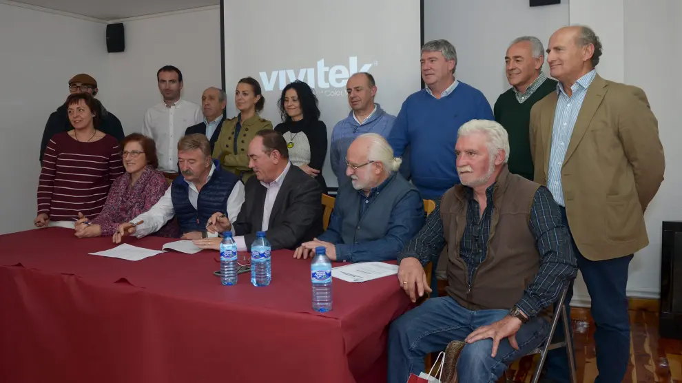 Los representantes de los grupos de desarrollo local se reunieron con la CEOE Teruel en Orihuela del Tremedal