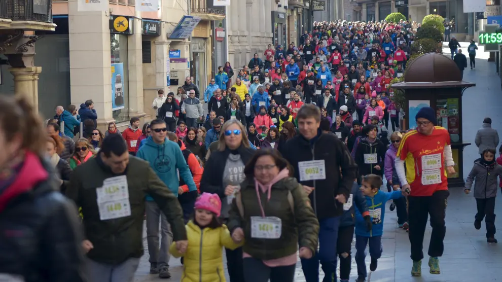Carrera Solidaria por la Discapacidad en Teruel en una edición anterior.