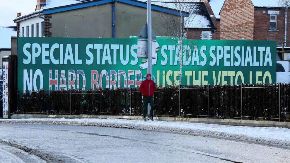 Belfast respira más tranquilo tras saber que no se restablecerá una frontera estricta en la isla.